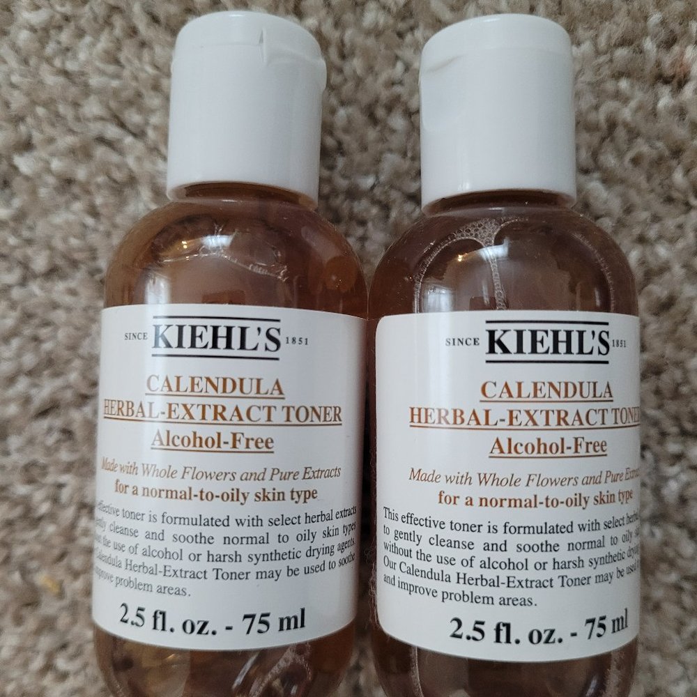 KIEHL'S Calendula Herbal Extract Toner Alcohol Free - SET 2.5 fl oz